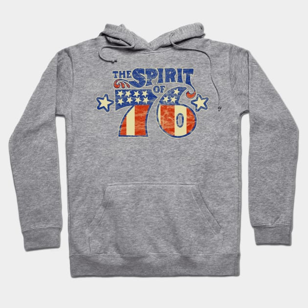 Spirit of 1976 the American Bicentennial Hoodie by Doc Multiverse Designs